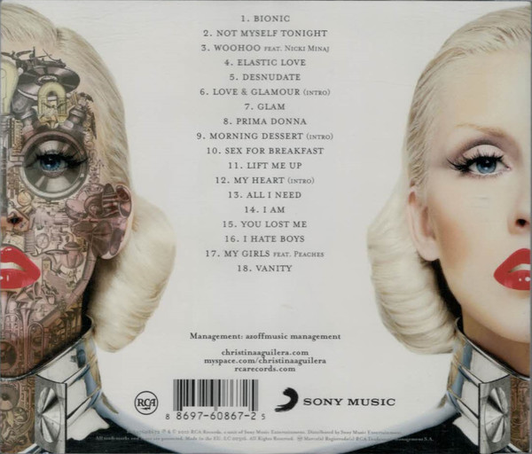 Christina Aguilera  Bionic : Back